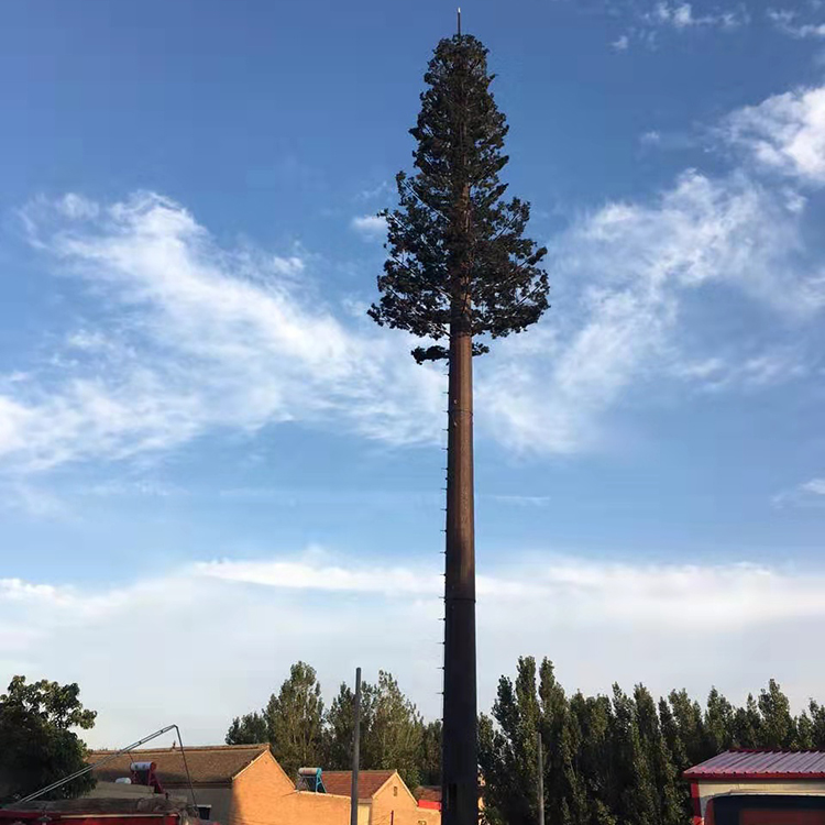 22米仿生树避雷塔 仿真避雷塔，仿生松树