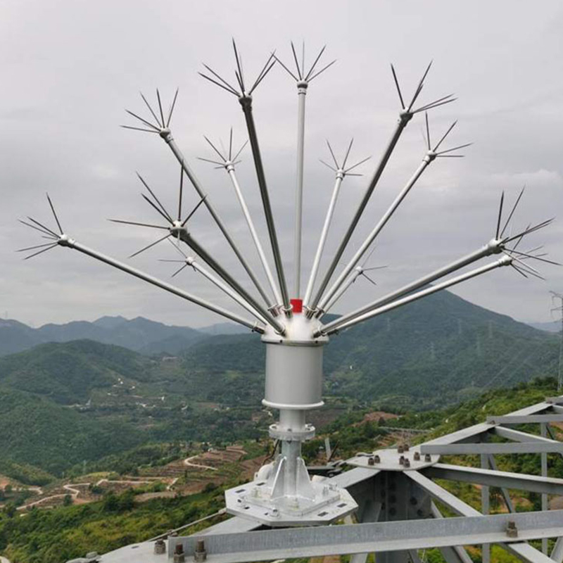 无源电晕场驱雷器 电力铁塔驱雷器